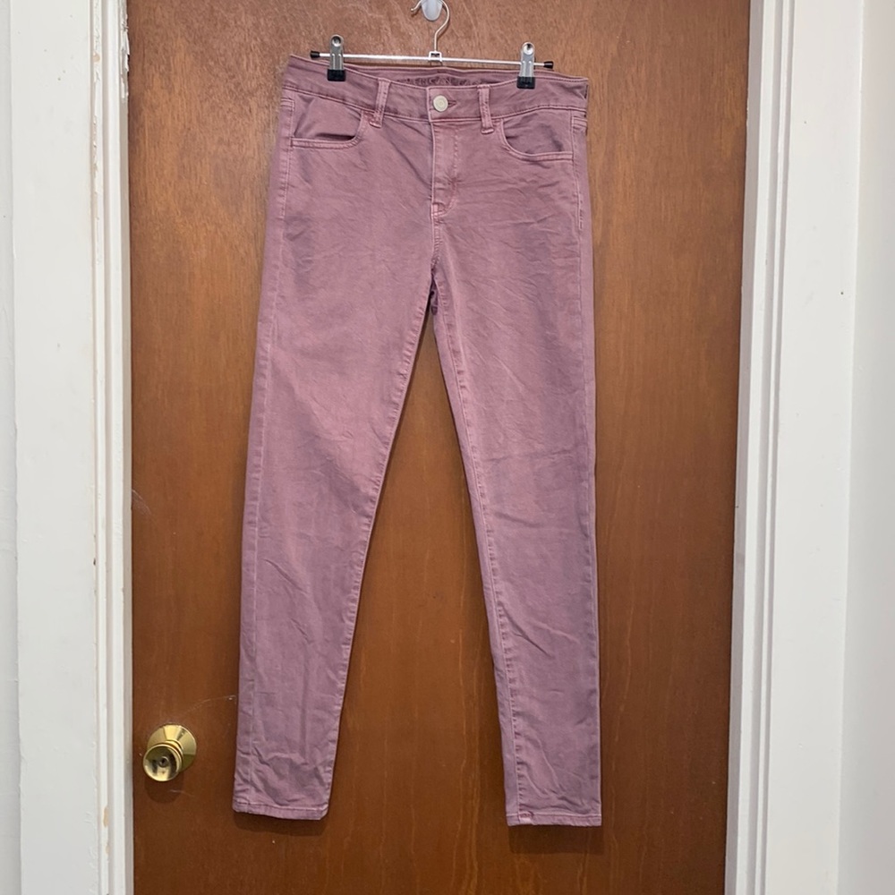 Women's Mauve Jeggings Jeans